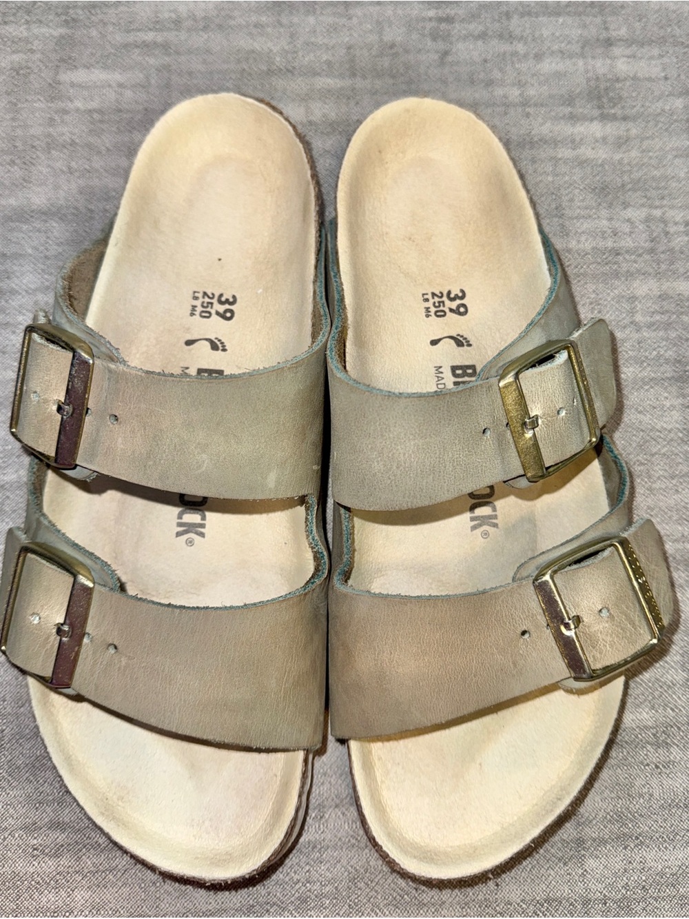 Birkenstock Arizona Leather Sandals EU 39 US 8 Regular - Picture 3 of 16